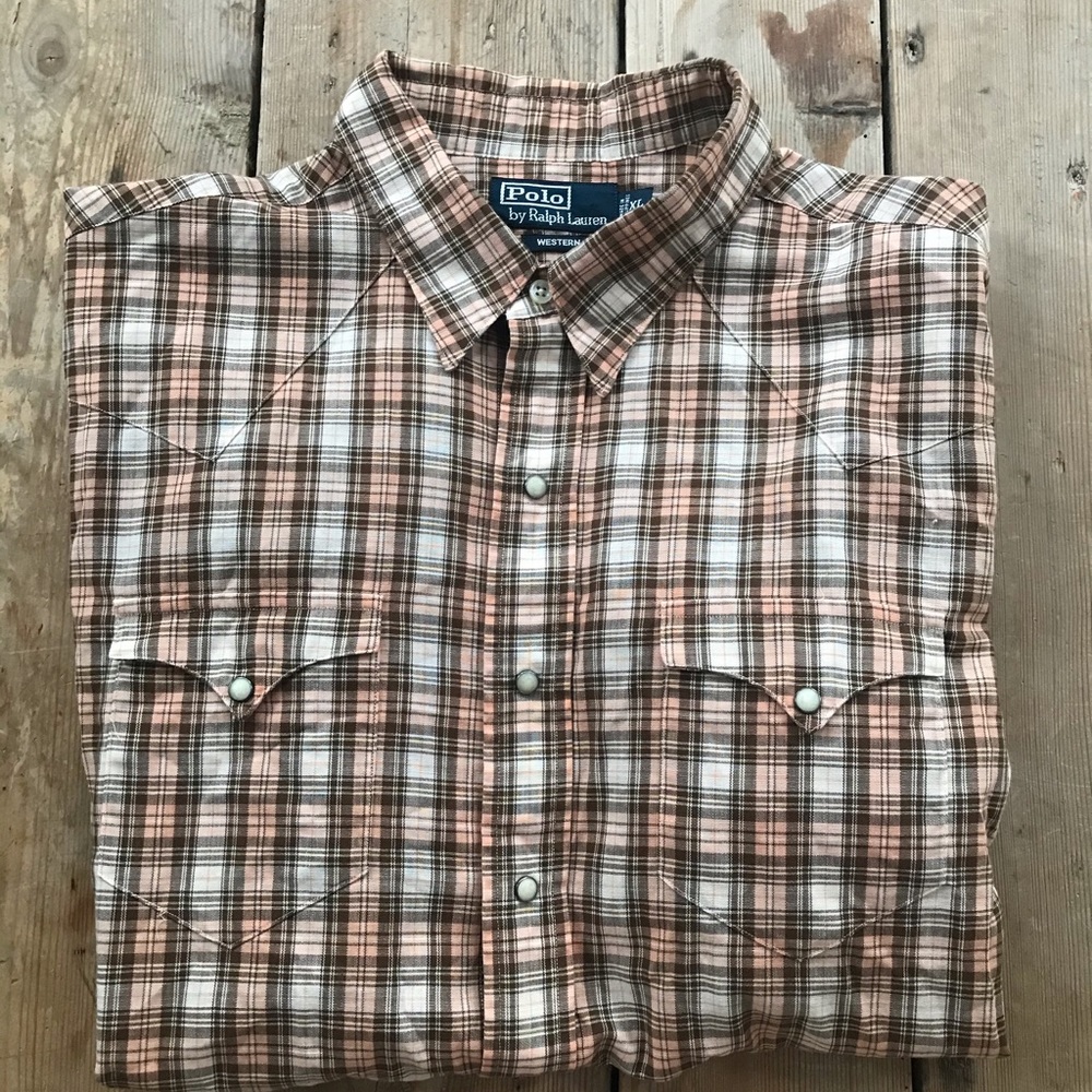 Polo RL Plaid Classic Western Men’s Button Down